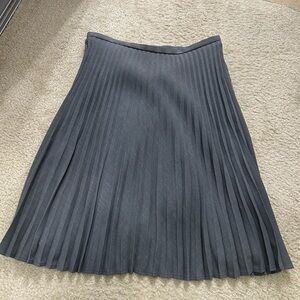 Vintage Pleated Gray Skirt Rena Rowan